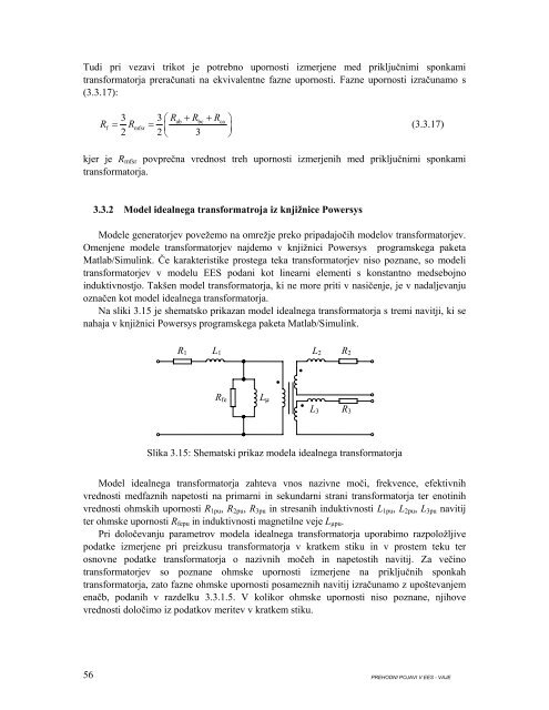 PREHODNI POJAVI V EES RAÄUNALNIÅ KE VAJE ... - POWERLAB