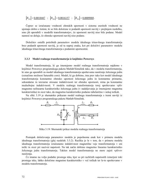 PREHODNI POJAVI V EES RAÄUNALNIÅ KE VAJE ... - POWERLAB