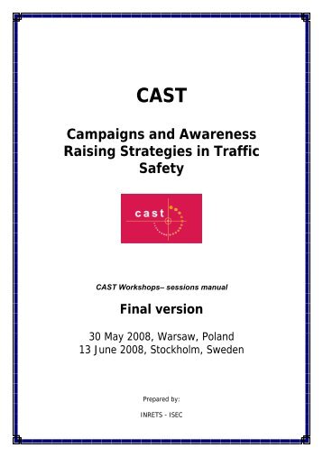 Campaigns and Awareness Raising Strategies in ... - Cast-eu.org