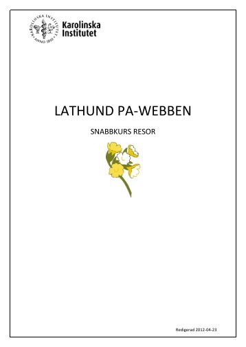 LATHUND PA-WEBBEN