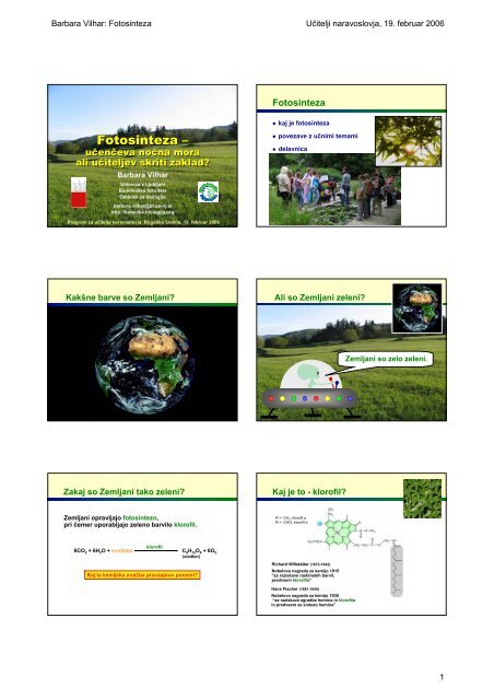 Fotosinteza â Fotosinteza â