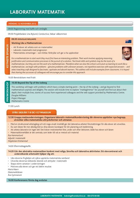 laborativ matematik - Conductive