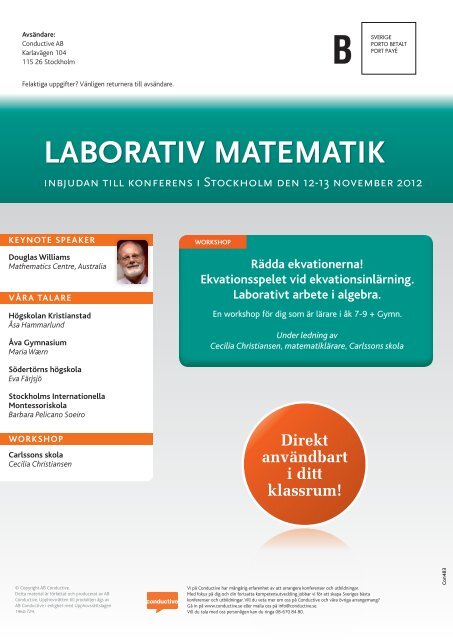 laborativ matematik - Conductive