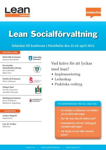 Implementering av lean pÃ¥ socialfÃ¶rvaltningen - Conductive