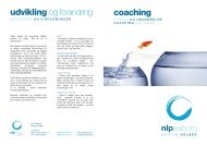 Coaching final FISHBOWLS - NLP Aalborg