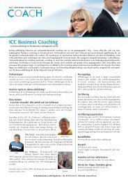 ICC Business Coaching - Skandinaviska Ledarhögskolan