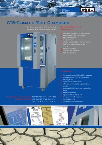 CTS-Climatic Test Chambers