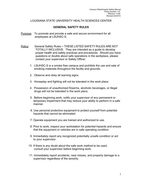 general-safety-rules