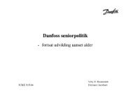 Danfoss seniorpolitik - SCKK