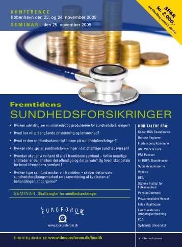 sundhedsforsikringer - IBC Euroforum