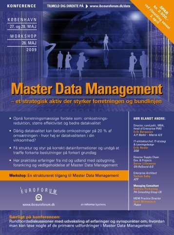 Master data Management - IBC Euroforum