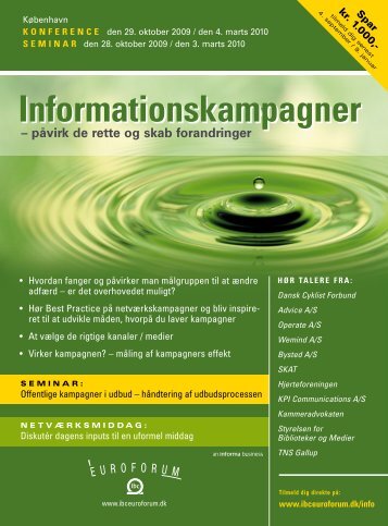 Informationskampagner - IBC Euroforum