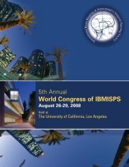 5th annual World Congress of IBMISPS - ORLive