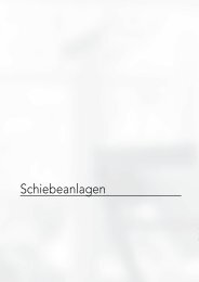 MHZ Technische Informationen Insektenschutz Schiebeanlagen