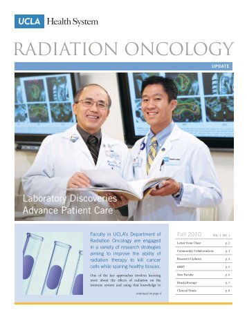 View Newsletter (PDF) - Radiation Oncology - UCLA
