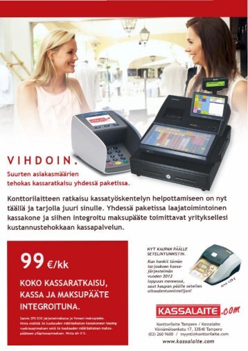 KassajÃ¤rjestelmÃ¤tarjous Sam4s SPS-530 & Banksys ... - Konttorilaite