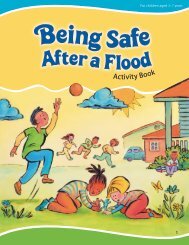 Being Safe After a Flood - Activity Book for Children
