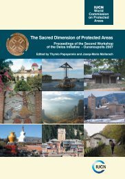 The Sacred Dimension of Protected Areas - Med-ina.org