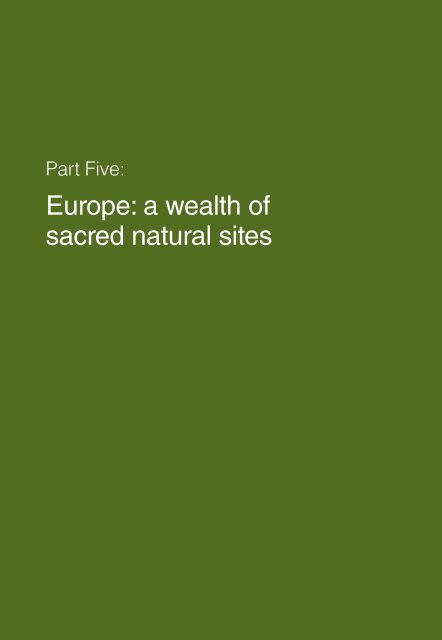The Diversity of Sacred Lands in Europe - IUCN