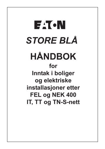 STORE BLÃ HÃNDBOK - Moeller