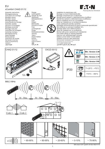 xComfort CHAZ-01/12 868,3 MHz - Moeller