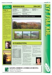 Medlemsblad december 2006 - Kolding Herreds Landbrugsforening
