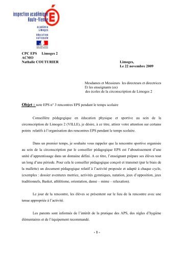 note n°3 - circonscription de Limoges 2