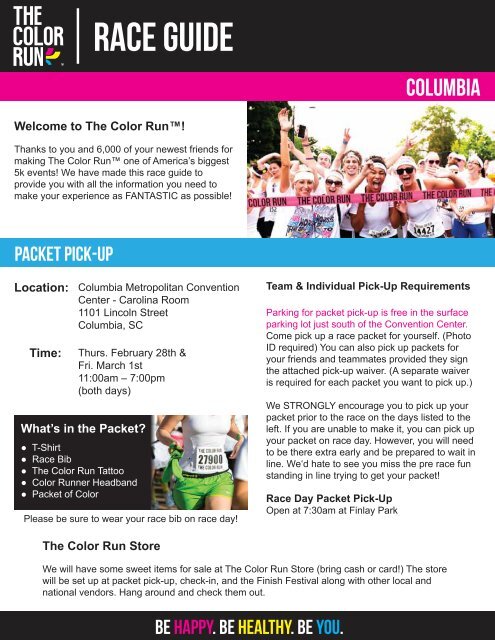 Packet Pick-Up - The Color Run