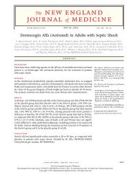 Drotrecogin Alfa (Activated) in Adults with Septic Shock