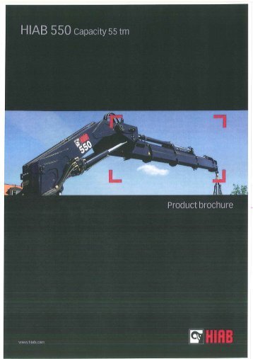Page 1 Page 2 Page 3 The HIAB 550 gives you productivity The 55 ...