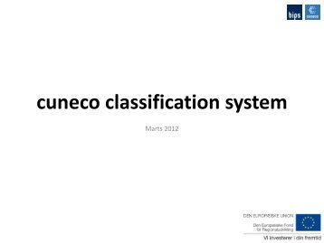 cuneco classification system - Bips