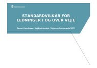 standardvilkÃ¥r for ledninger i og over veje - Om vejman.dk
