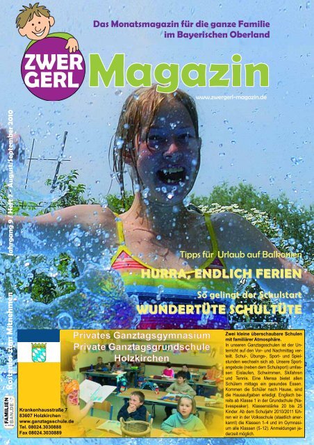 HURRA, ENDLICH FERIEN WUNDERTÃœTE ... - Zwergerl Magazin