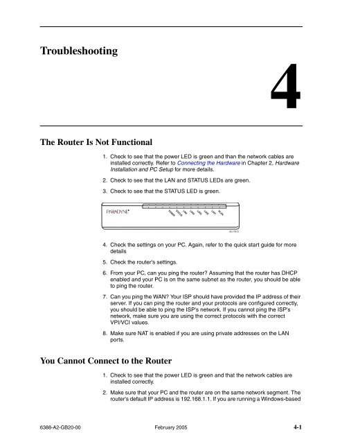 6388 Wireless Router User's Guide - Zhone Technologies