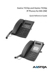 Aastra 7433ip and Aastra 7434ip IP Phones for MX-ONE - TeleBolaget