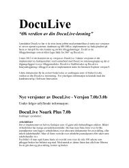 DocuLive releaseinfo og tilleggsmoduler.pdf - Software Innovation