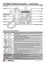 Quick guide LIP-7008D IP keyset - Teltronik AS