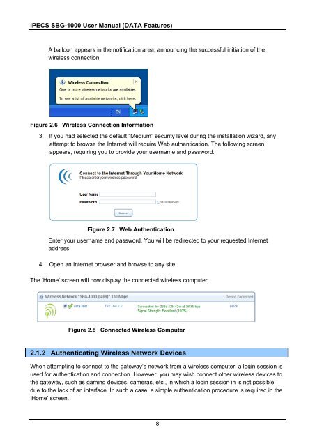 iPECS SBG-1000 User Manual