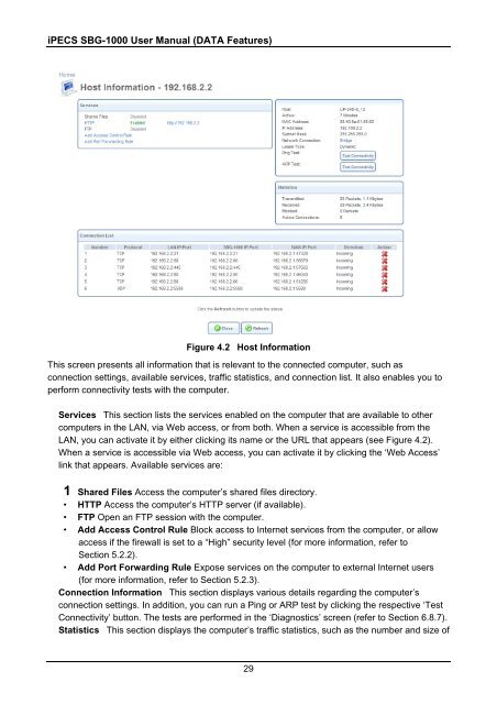 iPECS SBG-1000 User Manual