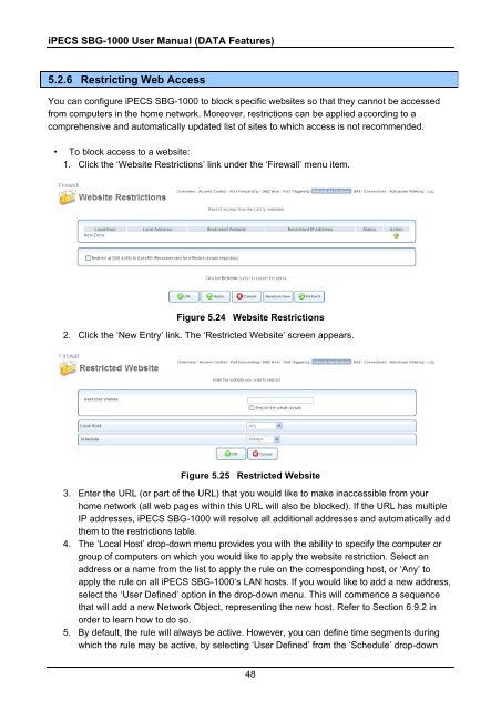 iPECS SBG-1000 User Manual