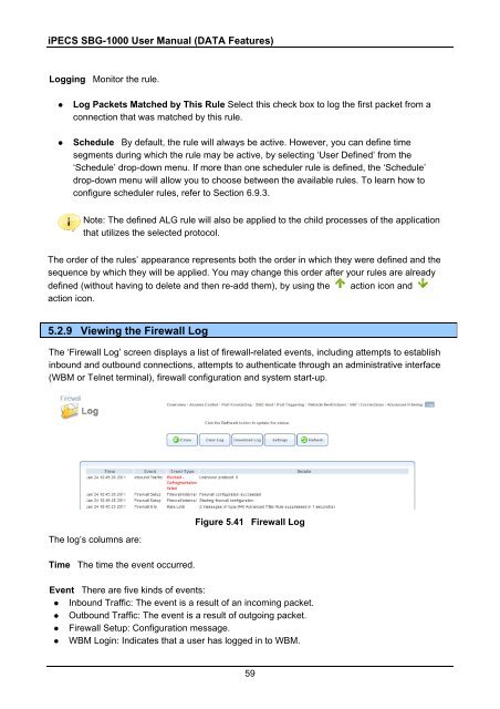 iPECS SBG-1000 User Manual