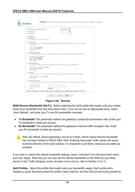 iPECS SBG-1000 User Manual