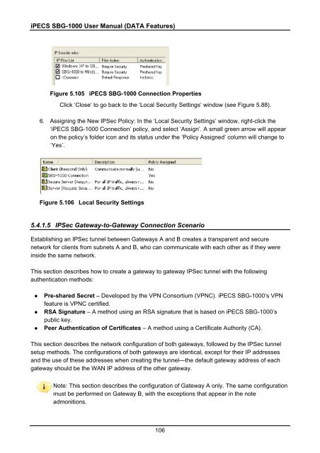 iPECS SBG-1000 User Manual