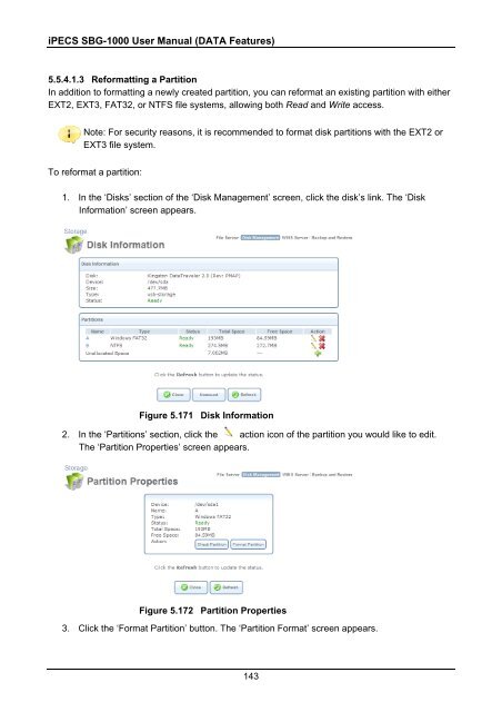 iPECS SBG-1000 User Manual