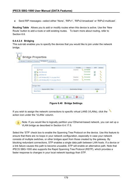 iPECS SBG-1000 User Manual