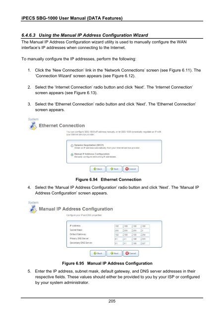 iPECS SBG-1000 User Manual