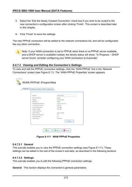 iPECS SBG-1000 User Manual