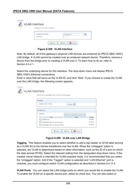 iPECS SBG-1000 User Manual