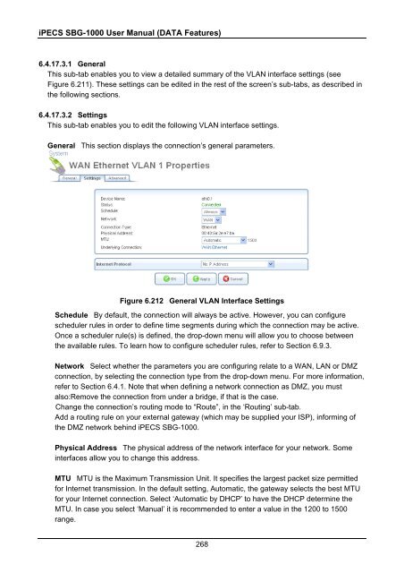 iPECS SBG-1000 User Manual