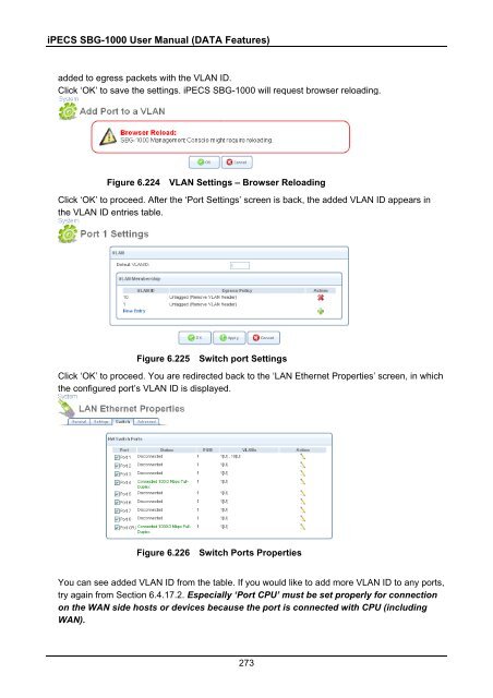 iPECS SBG-1000 User Manual